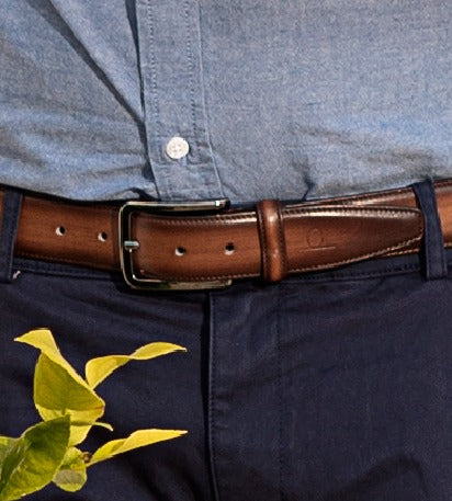 Cintura Uomo In Tela Robusta Con Occhielli Metallici - Regolabile Fino A 120 Cm, Nero